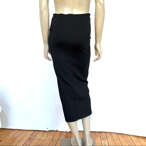 H&M BLACK PENCIL SKIRT - Picture 2 of 10
